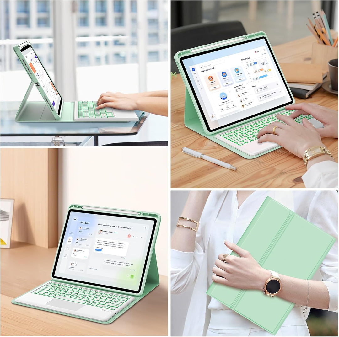 IVEOPPE Tastatur für Redmi Pad Pro 12.1 Con Touchpad, Hülle Tastatur für Redmi Pad Pro 2024, Bluetoo