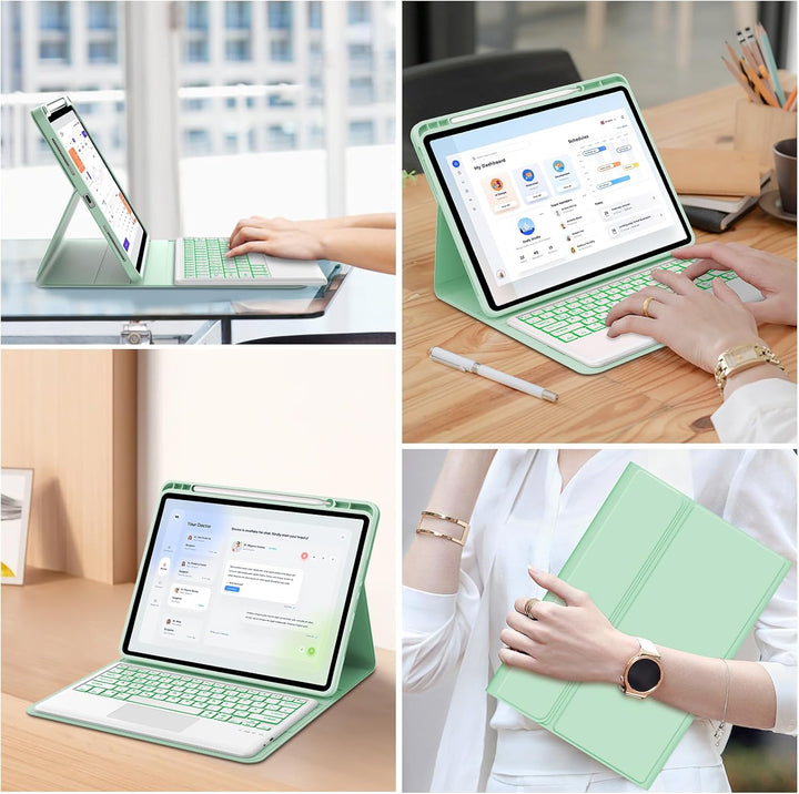 IVEOPPE Tastatur für Redmi Pad Pro 12.1 Con Touchpad, Hülle Tastatur für Redmi Pad Pro 2024, Bluetoo