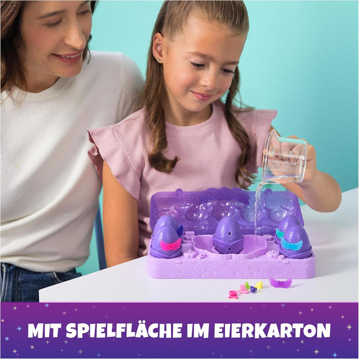 Hatchimals Alive Neon Rainbow Eierkarton Spielset - mit 5 selbstschlüpfenden Eiern und 11 Accessoire