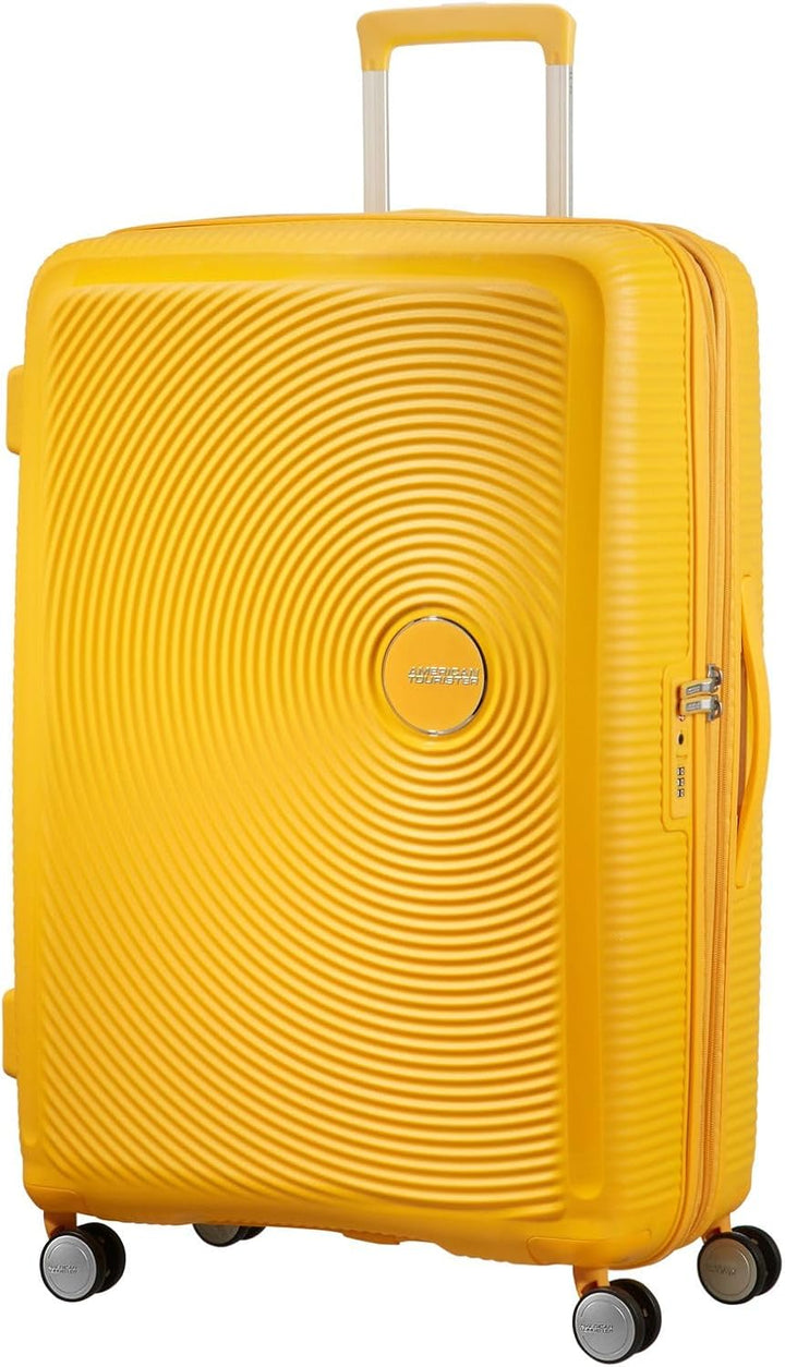 American Tourister Soundbox - Spinner L Erweiterbar Koffer, 77 cm, 110 L, Gelb (Golden Yellow) Gelb