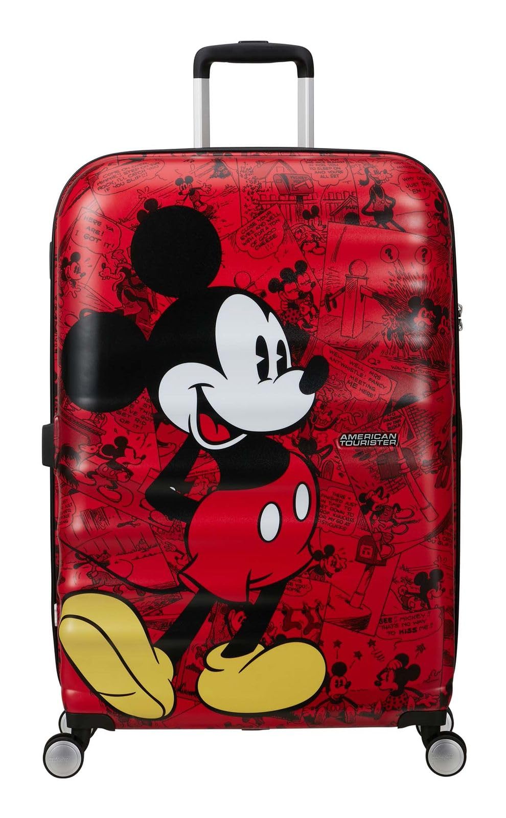 American Tourister Wavebreaker Disney FL - Spinner L, Koffer, 77 cm, 96 L, Mehrfarbig (Mickey Comics