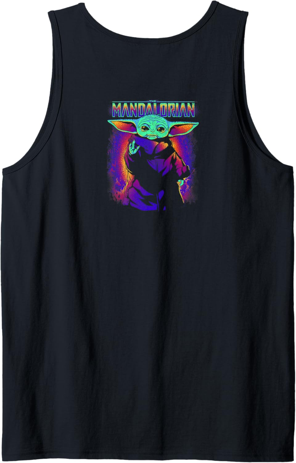 Star Wars: The Mandalorian Neon Mandalorian Signet Emblem Tank Top