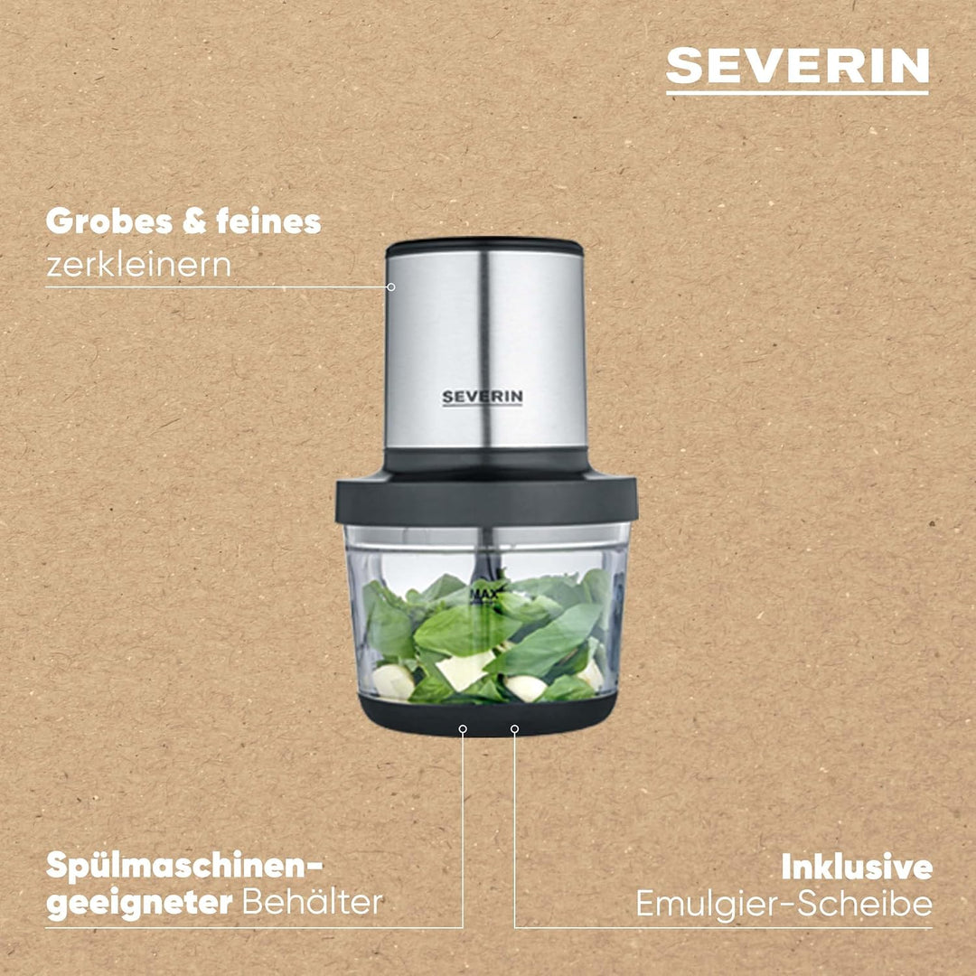 SEVERIN Universalzerkleinerer, Multizerkleinerer für grobes und feines Zerkleinern, Zerkleinerer für