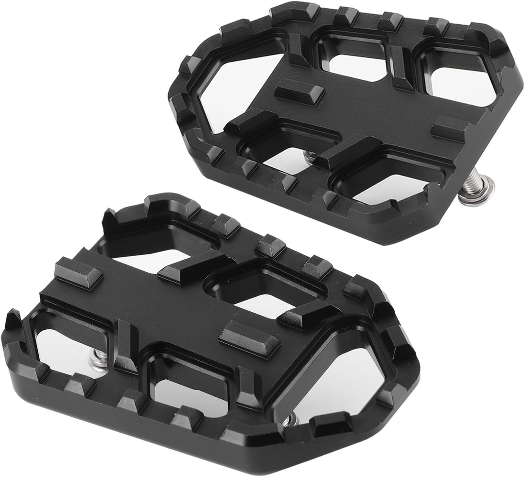 KIMISS Motorradpedal, 1 Paar Motorrad-Sicherheitsfussstütze CNC-Fussplatten aus Aluminiumlegierung P