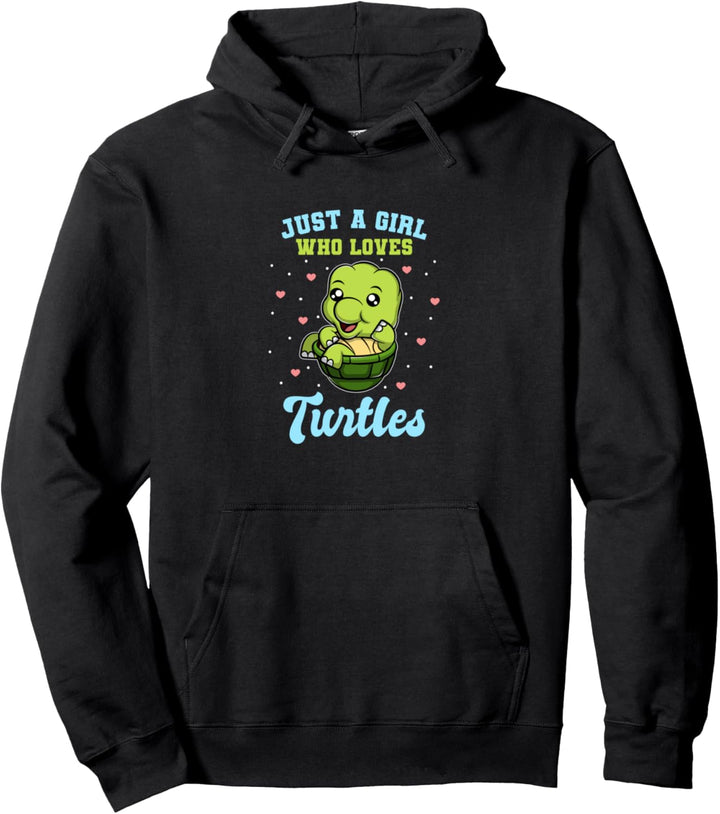 Süsse Schildkröte Meeresschildkröte für Mädchen Pullover Hoodie