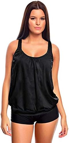 Octopus 3tlg. Damen Oversize Tankini Set zum Kombinieren! 2 Oberteile und 1 Hotpants f5495 42 Oberte