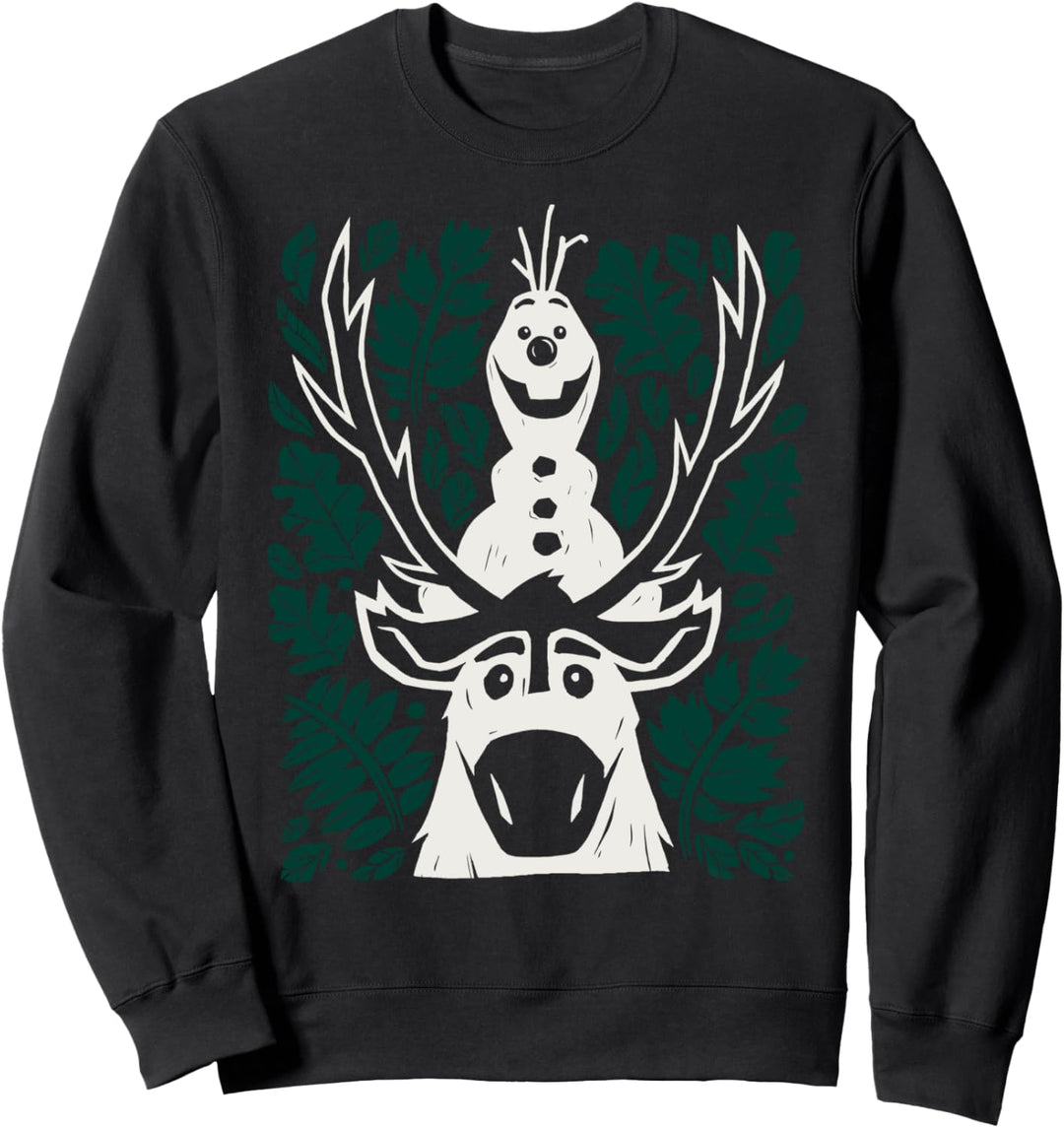 Disney Frozen 2 Olaf And Sven In The Leaves Sweatshirt