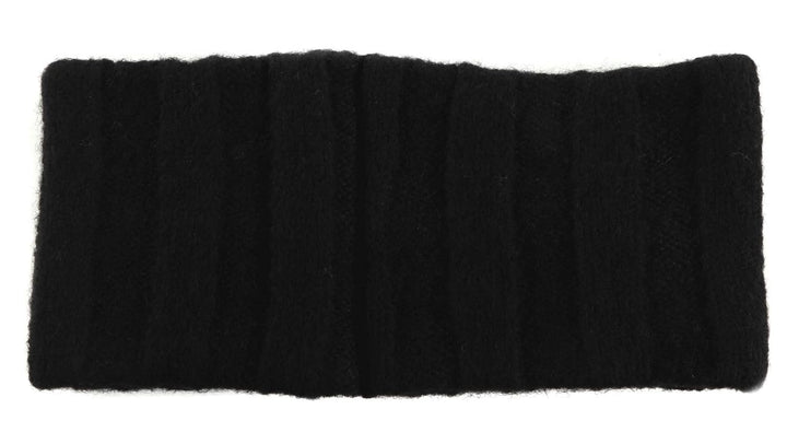 Calvin Klein Stirnband Monologo Defined Rib Headband CK Black schwarz
