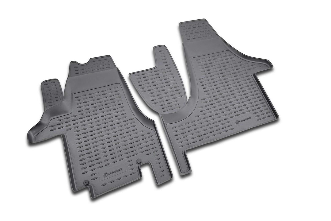 Element Passgenaue Premium 3D Gummimatten Fussmatten Designed für Volkswagen Transporter/Multivan/Ca