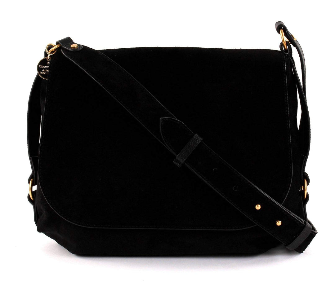 Coccinelle Alpha Suede Shoulderbag S Noir