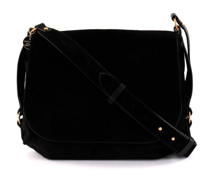 Coccinelle Alpha Suede Shoulderbag S Noir