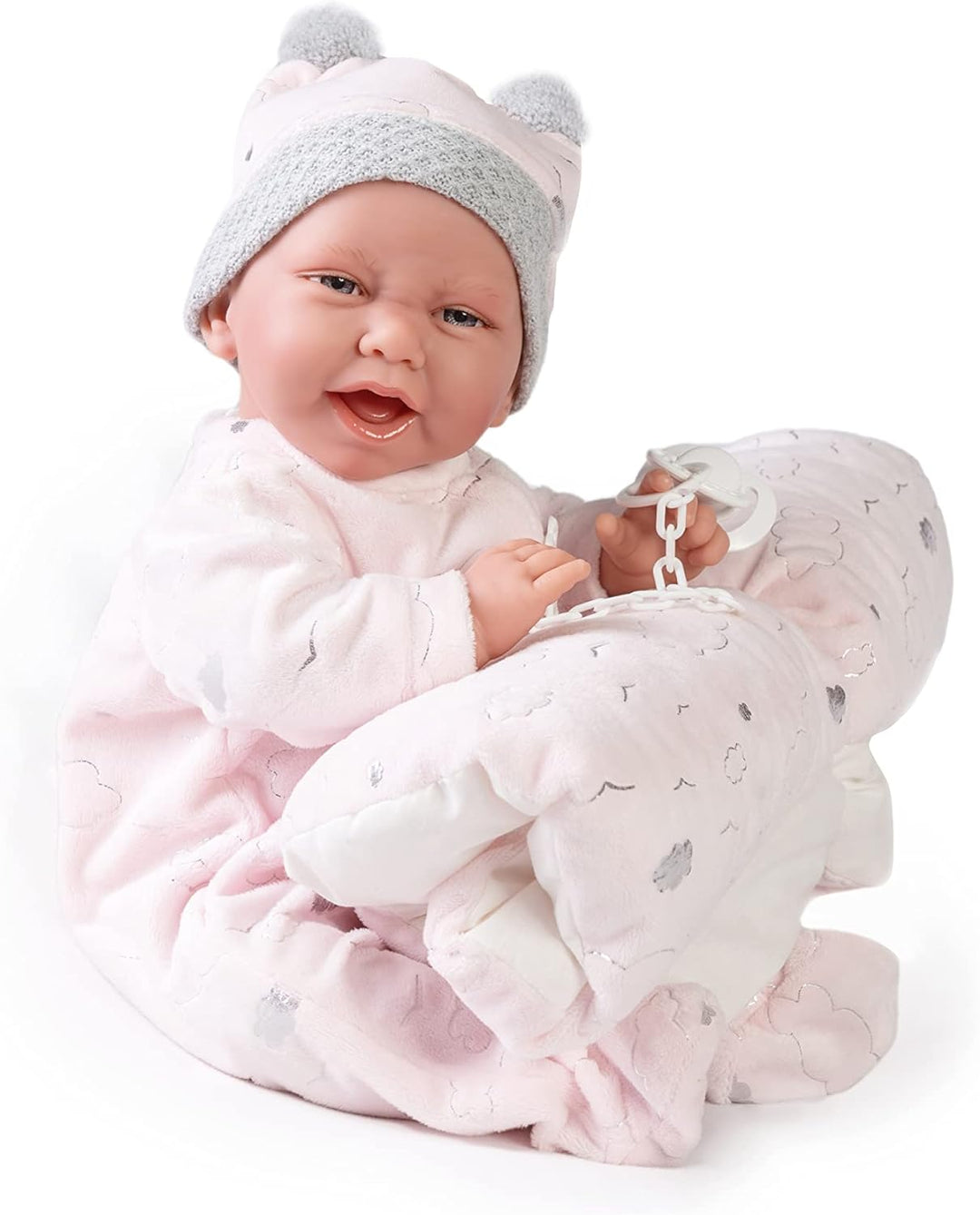 Muñecas Antonio Juan Carla Neugeborene Wolken aus Baumwolle, Mehrfarbig (33112)