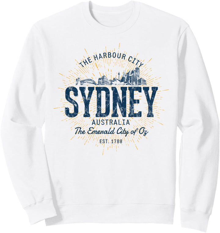 Sydney Australien Retro Stil Vintage Sydney Sweatshirt