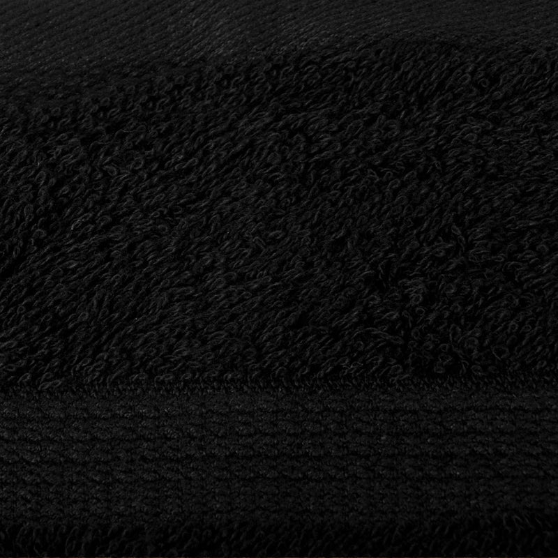 CelinaTex Bari Handtuch Set 2-teilig 1x 70 x 140 cm 1x 80 x 200 cm schwarz Baumwolle Frotteetuch Bad