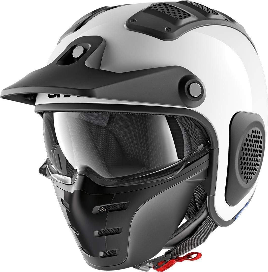 Shark Motorradhelm X-DRAK BLANK WHU, Weiss, XS XS Weiss, XS Weiss