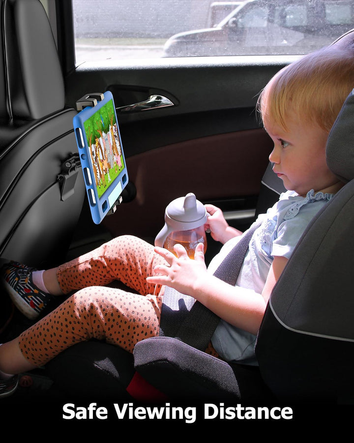 woleyi Tesla Tablet Halterung Rücksitz, Tesla Model 3/Y Kopfstütze Tablet Halterung für Kinder [Kuge