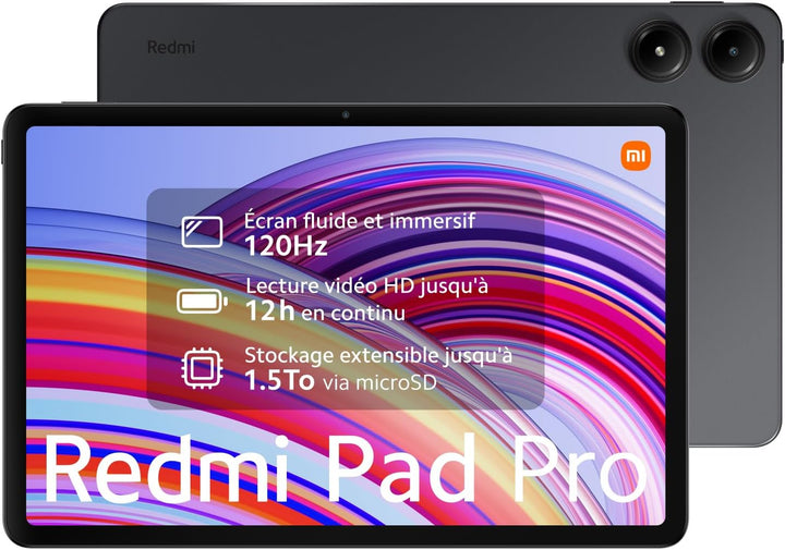 Xiaomi Redmi Pad Pro Qualcomm Snapdragon 128 Go 30,7 cm (12.1") 6 Go Wi-Fi 6 (802.11ax) Android 14 G