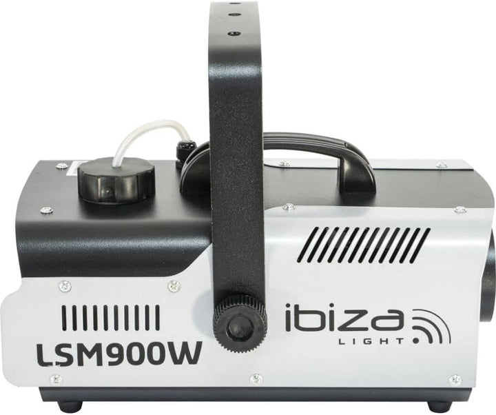 Ibiza - LSM900W - 900W Nebelmaschine mit Fernsteuerung - Schwarz und grau Maschine 900W, Maschine 90