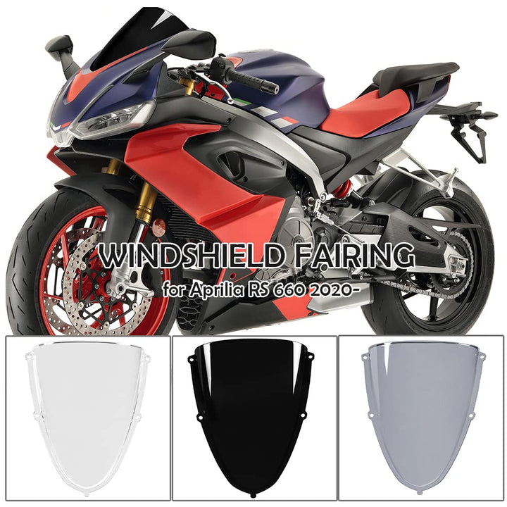 Motorrad Racing Windschutzscheibe Frontverkleidung für Aprilia RS 660 RS660 2020 2021 2022 2023 Doub
