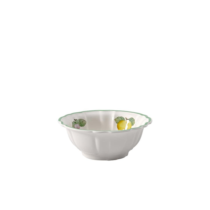 Villeroy und Boch French Garden Fleurence Geschwungene Schale, Premium Porzellan, Weiss/Bunt