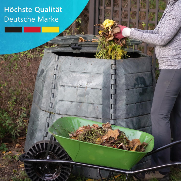 NYVI Gartenkomposter NYVIGreen Bio-Quick Erweiterung Aufsatz 230 Liter - Schnellkomposter aus wetter