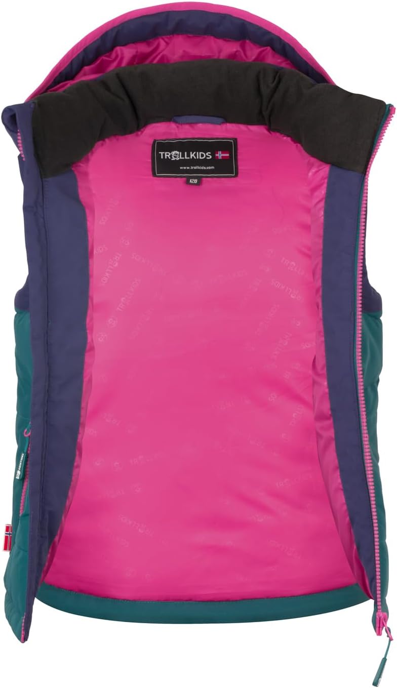 Trollkids Kids Narvik Vest XT 92 midnight petrol, 92 midnight petrol