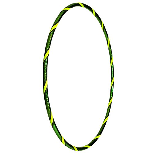 hoopomania Faltbarer Hula Hoop Reifen in verschiedenen Designs Ø90/95/100/105cm Poison Ø100cm, Poiso