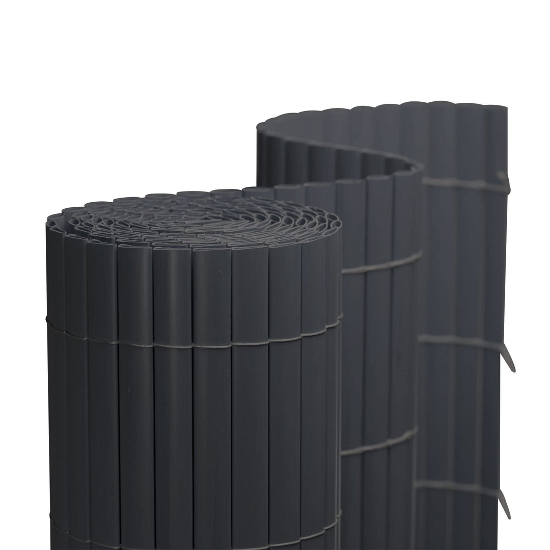 jarolift PVC Sichtschutzmatte Balkon Sichtschutz Wetterfest für Garten Terrasse, Sichtschutzzaun Bal