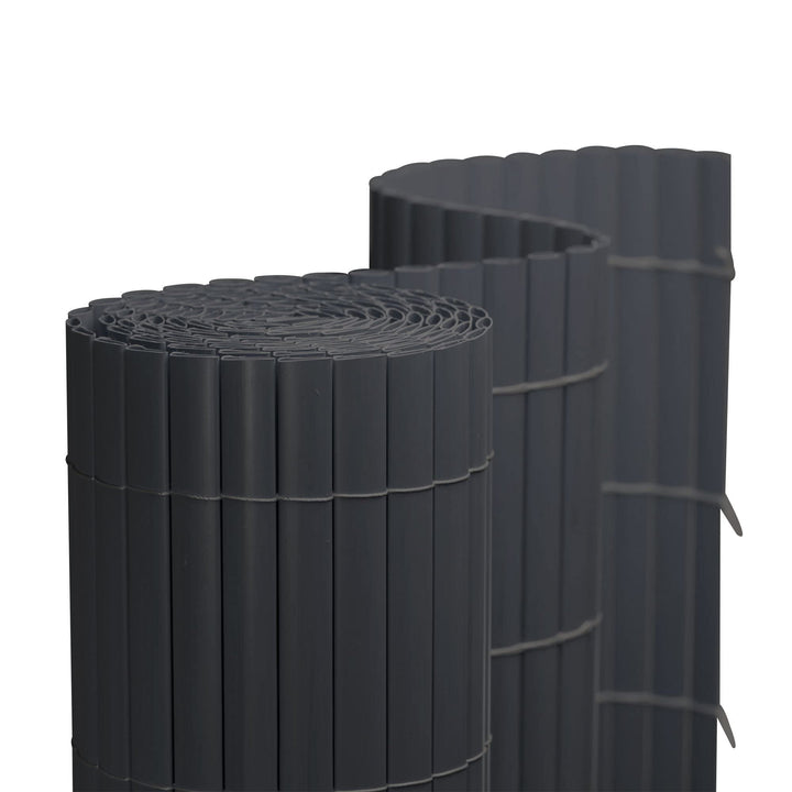 jarolift PVC Sichtschutzmatte Balkon Sichtschutz Wetterfest für Garten Terrasse, Sichtschutzzaun Bal