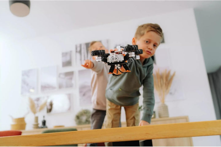 fischertechnik Junior Pro 576100 – Konstruktionsspielzeug für Kinder, Baukasten mit 7 Modellen inkl.