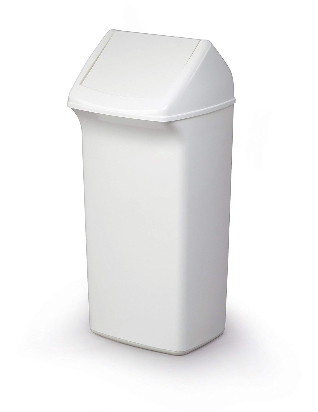 Durable Abfallbehälter mit Schwingdeckel Durabin Flip, 40 Liter, 1 Stück, weiss, 1809798010, Weiss