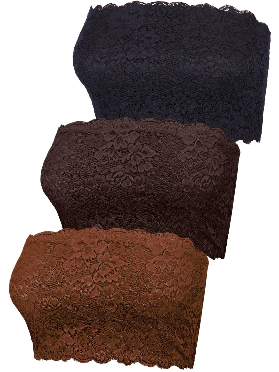 Boao Damen Tank-Tops, Blickdicht (3er Pack) M Schwarz, Dunkelbraun, Karamell, M Schwarz, Dunkelbraun