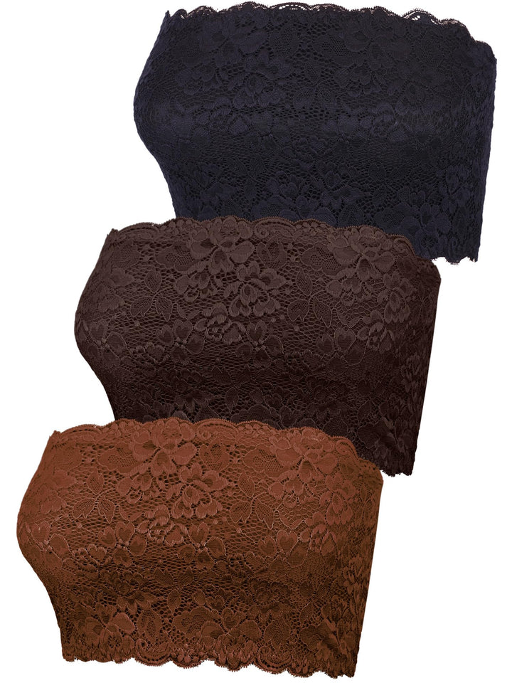 Boao Damen Tank-Tops, Blickdicht (3er Pack) M Schwarz, Dunkelbraun, Karamell, M Schwarz, Dunkelbraun