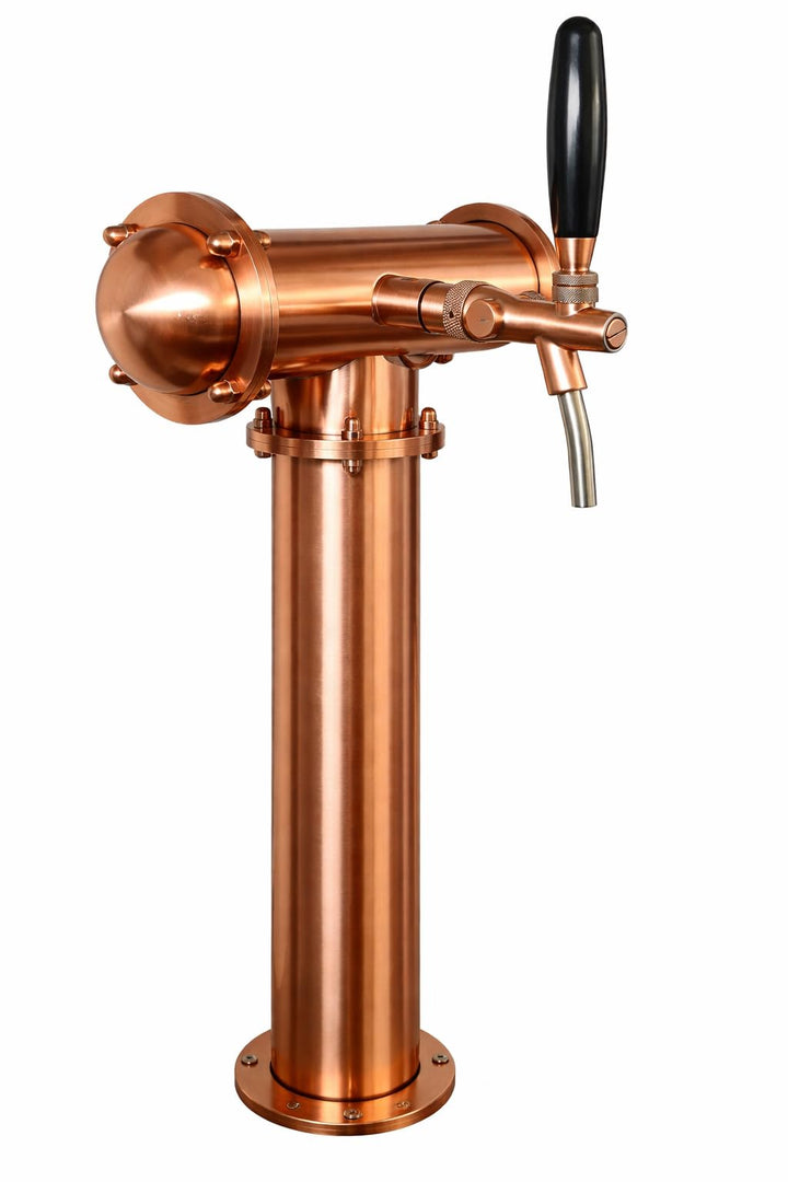 Gastrobedarf Westerbarkey Bier/Beer Schanksäule Zapfsäule Mr. T Bronze 1 leitig mit Schankhahn
