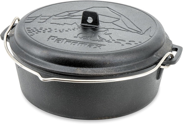Petromax Dutch Oven Essential Line Set 3,5L - Gusseisen Feuertopf mit Zubehör 3,5 Liter Set, 3,5 Lit