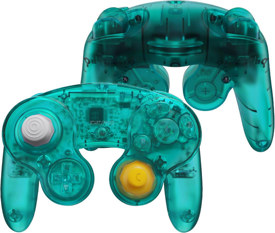 eXtremeRate Grips Case Shell kompatibel mit Nintendo Game Cube Controller, DIY-Ersatz Griff Gehäuse/