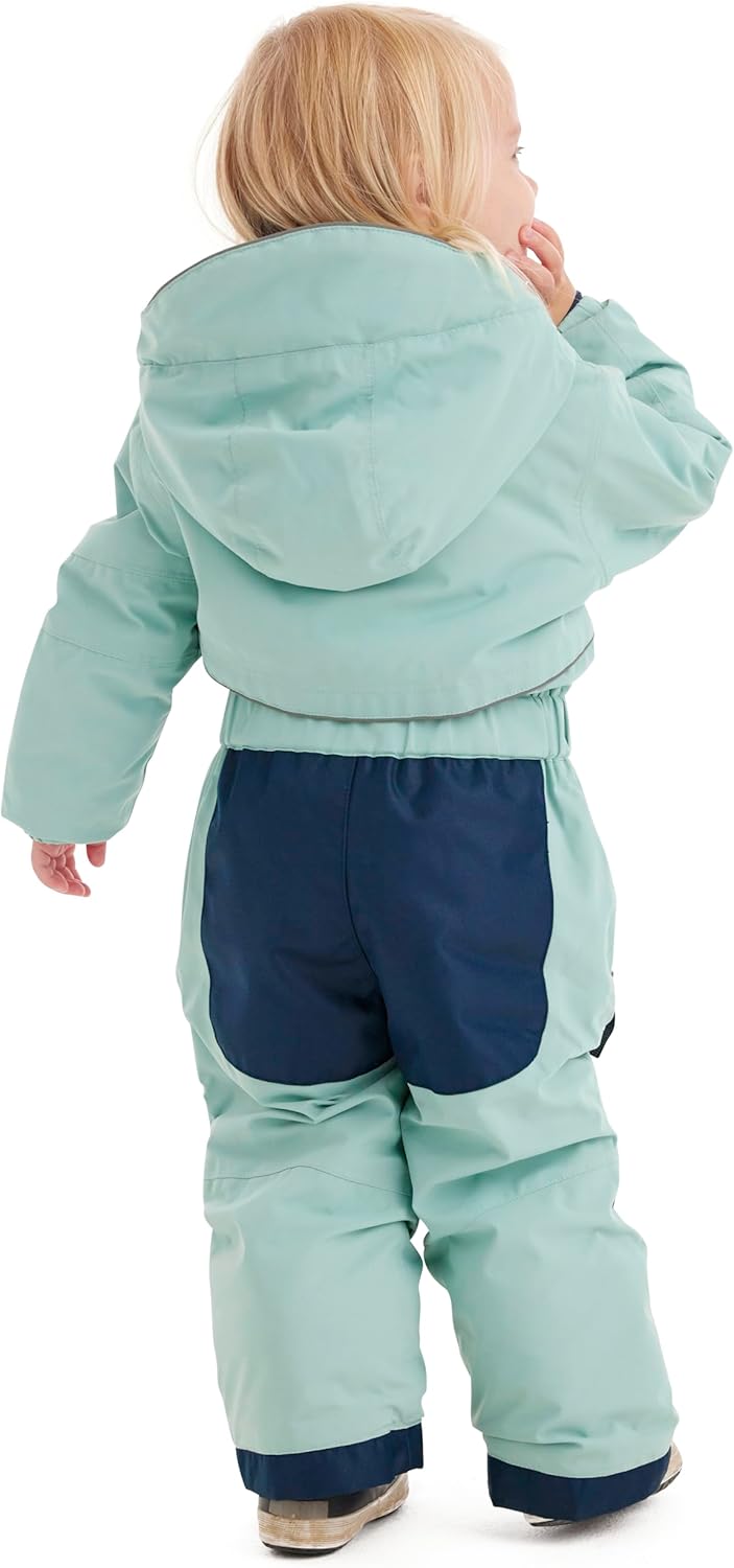 Killtec Unisex Fisw 31 Mns Onpc Skioverall/Schneeanzug mit Kapuze, wasserdicht 122-128 stahlmint, 12