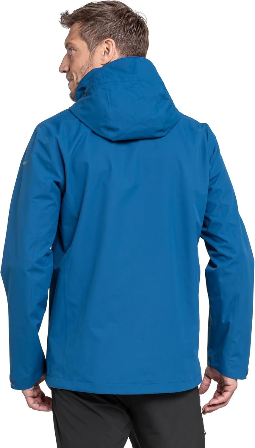 Schöffel Herren Jacket Gmund M, wind- und wasserdichte Regenjacke, atmungsaktive Outdoor Jacke, Wand