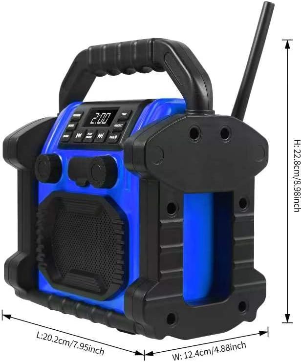 Outdoor Lautsprecher Bluetooth Wireless, 8000mAH Batterie, IPX 66 Wasserdicht, Handy Laden, Tragbare