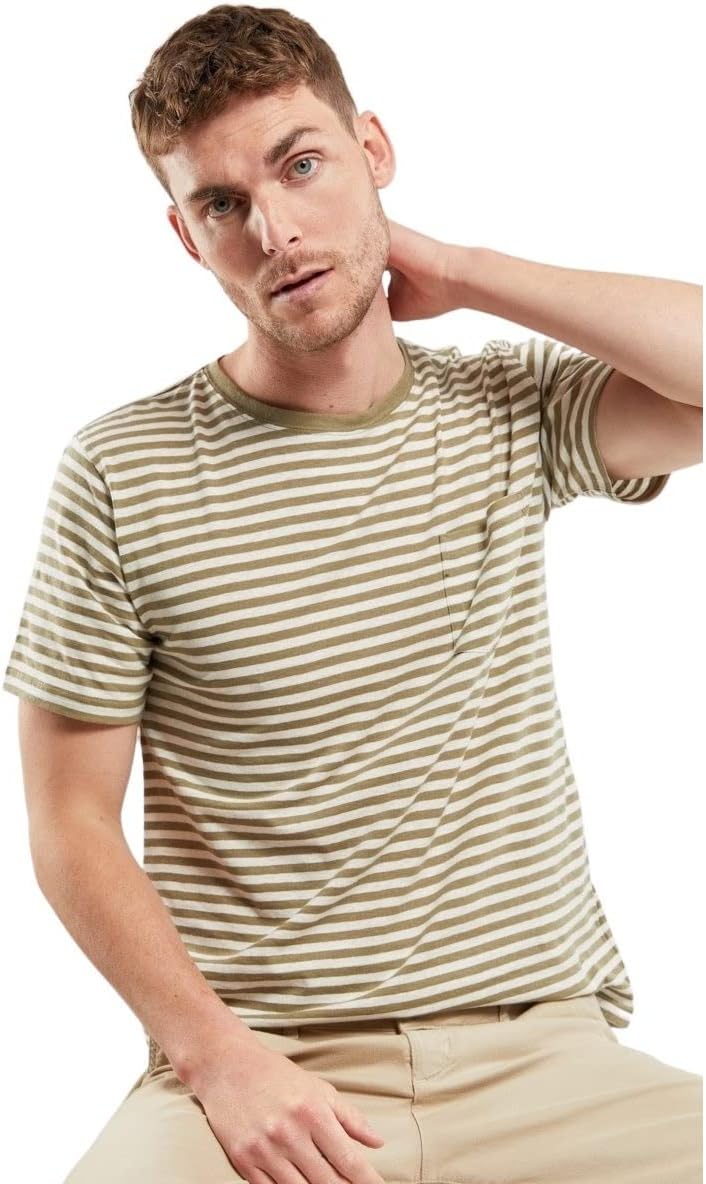 Armor Lux Herren Kurzen Ärmeln T-Shirt XL Ton E23/Natur, XL Ton E23/Natur