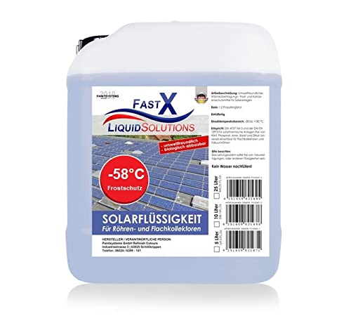 10 Liter Solarflüssigkeit Konzentrat bis -58°C Frostschutz, Solarfluid, Solarliquid, Wärmeträgermedi