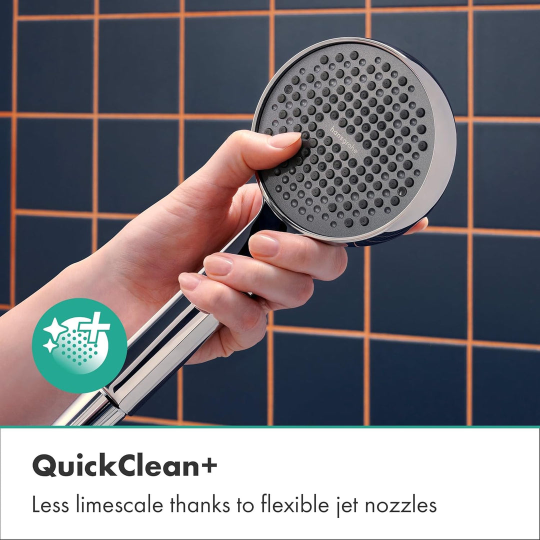 hansgrohe Activera S - wassersparender Duschkopf 8 l/min (EcoSmart), Handbrause mit 1 Strahlart, run
