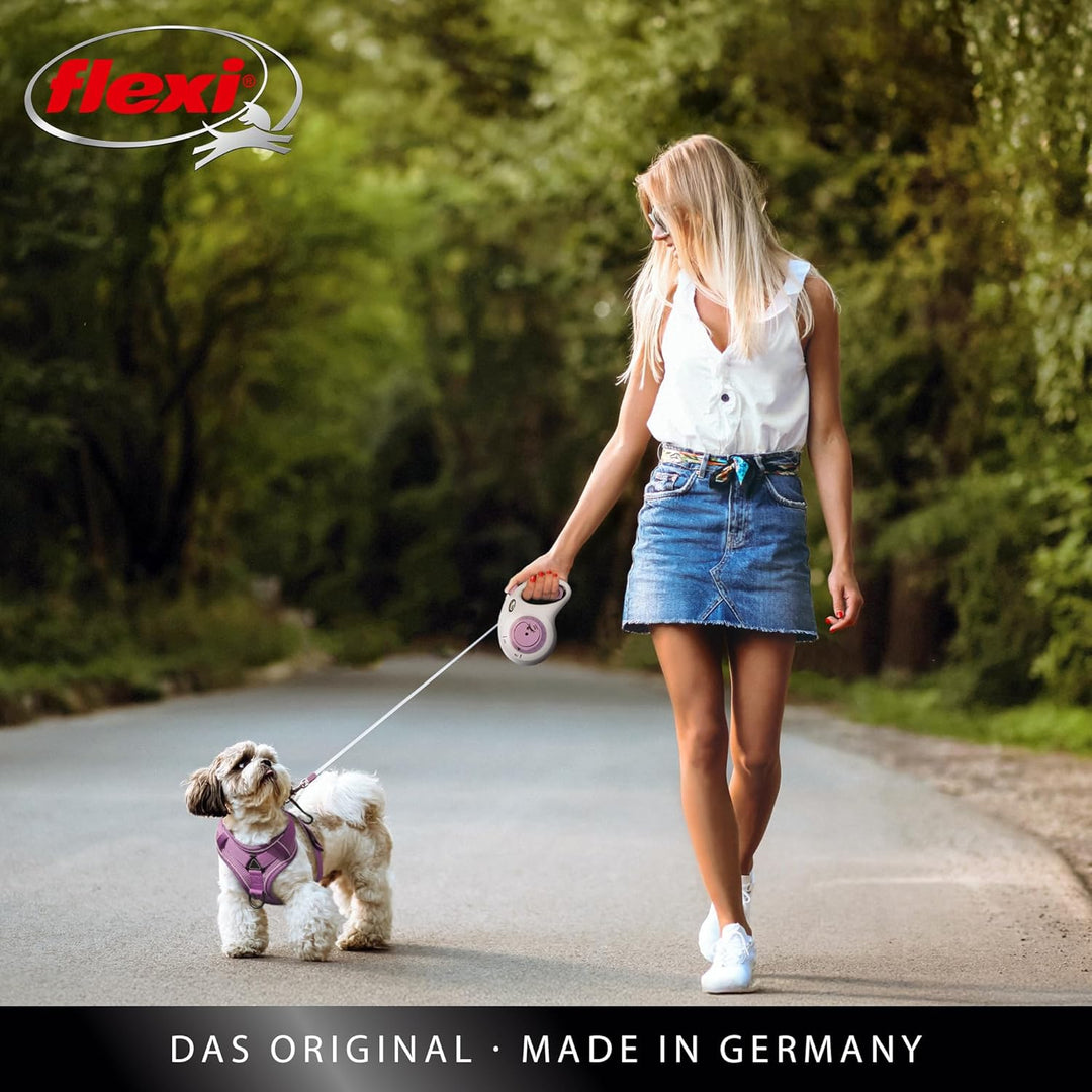 flexi® Select M Gurt 0-7 m schwarz, Roll-Leine für Hunde bis 25 kg M: 0-7m (max. 25kg) schwarz, M: 0