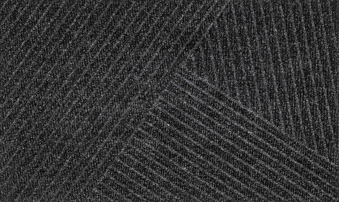 DUNE Stripes dark grey 45x75 cm, innen und aussen, waschbar 45x75cm, 45x75cm