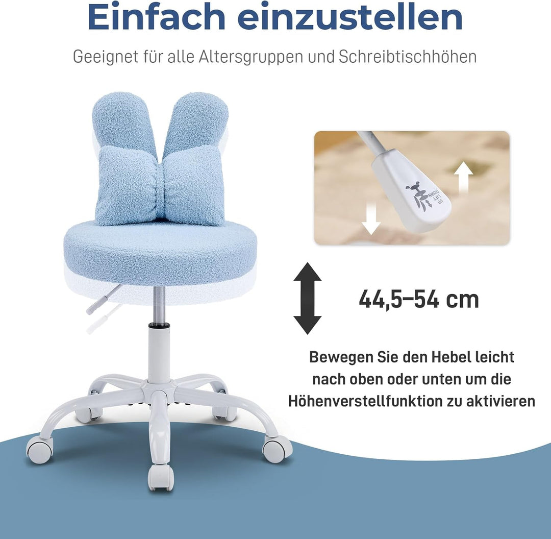 LEADZM Homeoffice Stuhl, Schminkstuhl, Kinder Schreibtischstuhl kinderschreibtischstuhl Jungendstuhl