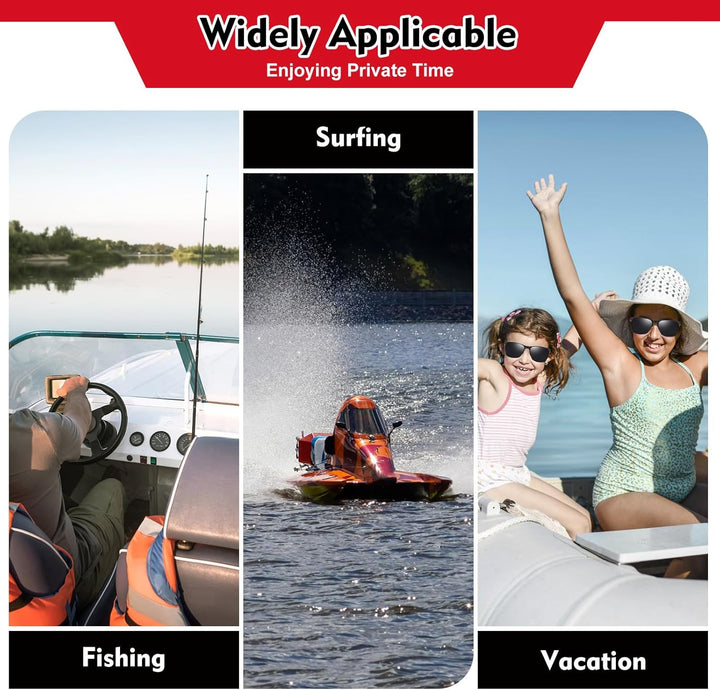 soudesileim 3.5 Ps 2 Takt Benzin Aussenbordmotor, Bootsmotor Wasserkühlung CDI, Geringer Kraftstoffv