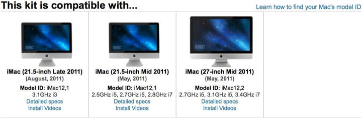OWC Inline-HDD-Upgrade-Kabel für den digitalen Thermosensor für iMac 2011 (OWCDIDIMACHDD11)