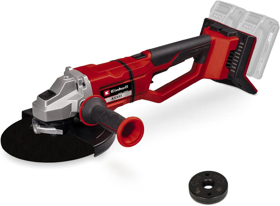 Einhell Professional Akku-Winkelschleifer AXXIO 36/230 Q Power X-Change (36 V, 230 mm Scheibendurchm