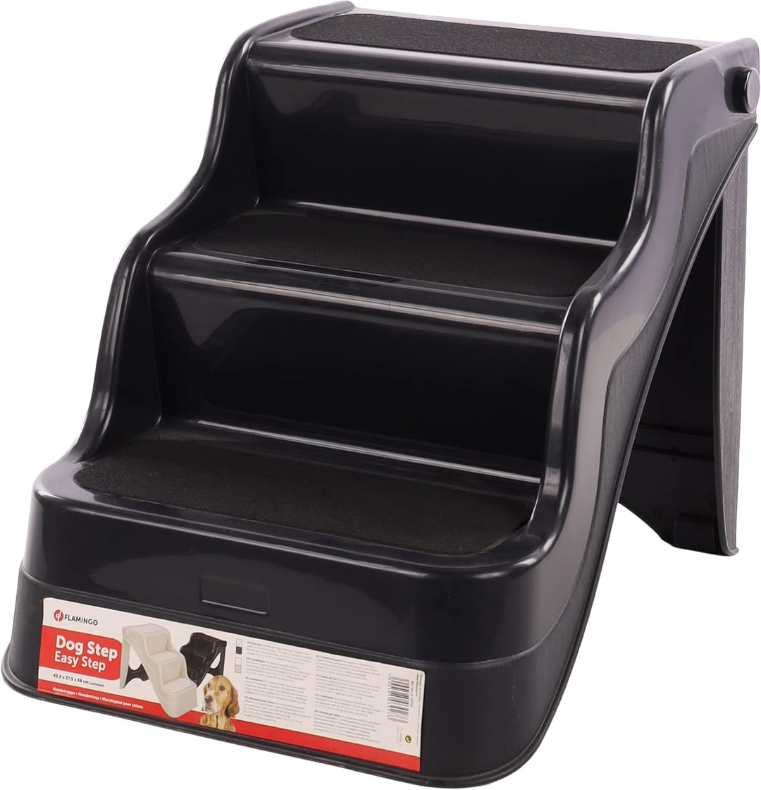 HUNDETREPPE FOLA SCHWARZ 38x45x38CM, Schwarz