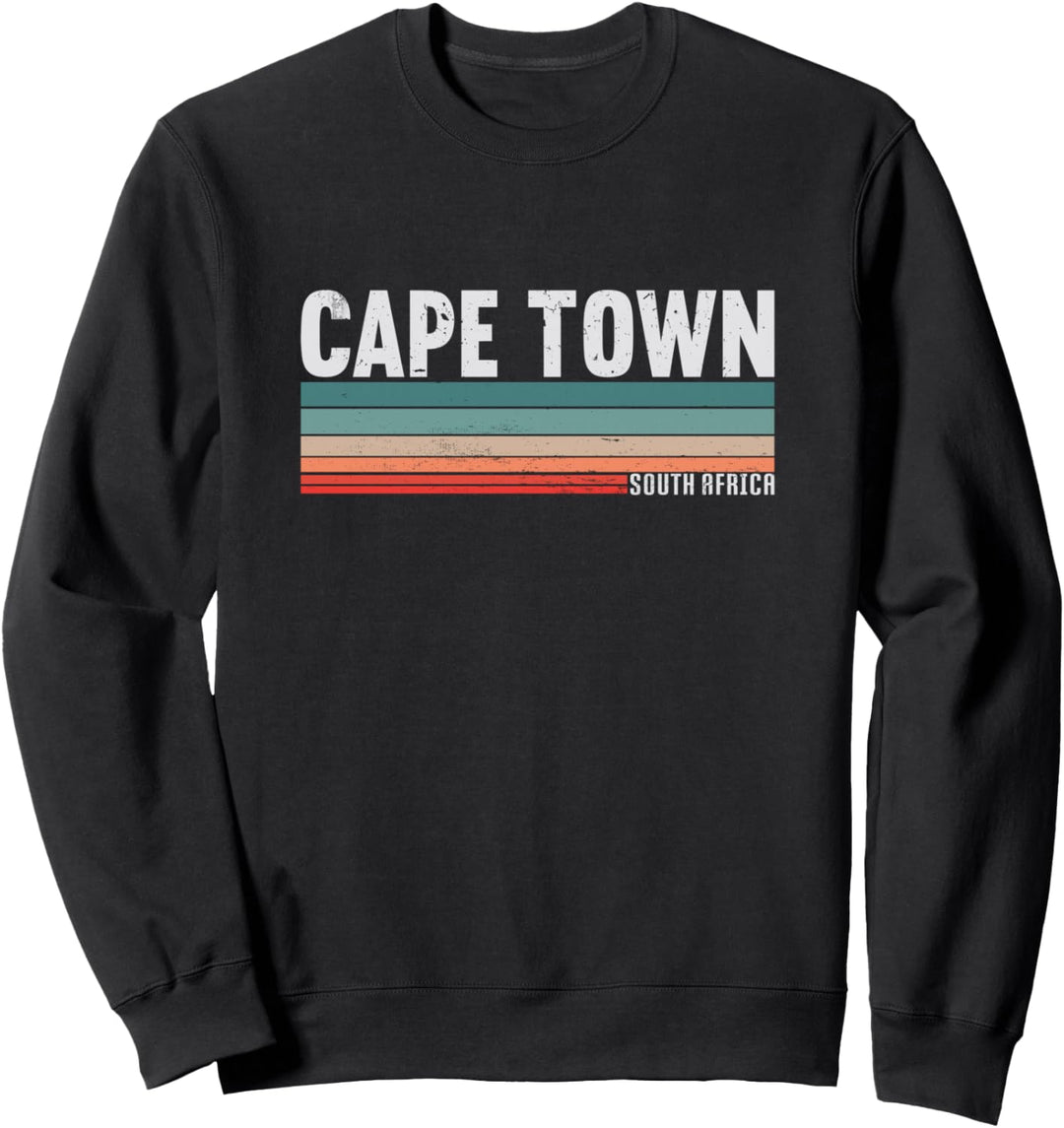 Cape Town Kapstadt Reise Liebe Retro Südafrika Sweatshirt